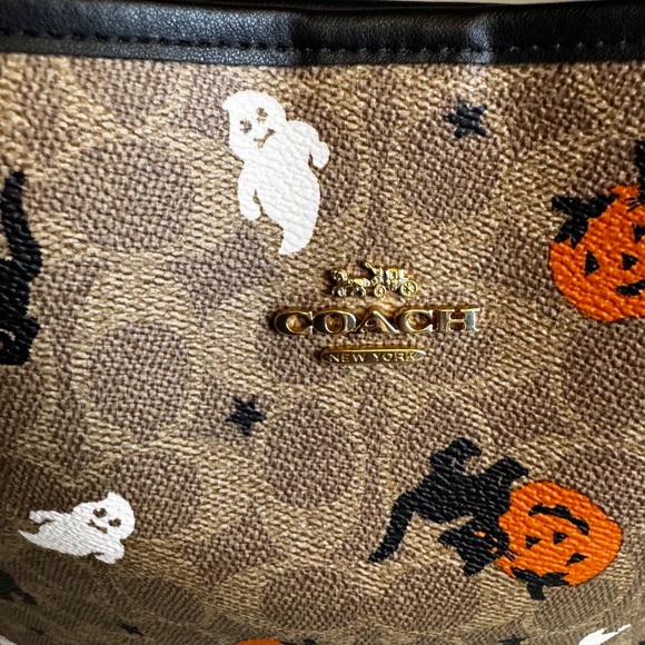 Authentic Coach Signature Tote- Halloween Edition - Picture 2 of 5